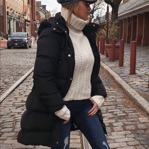 JCrew down puffer jacket